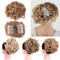 Large Comb Curly Synthetic Chignon Updo Cover Hairpiece